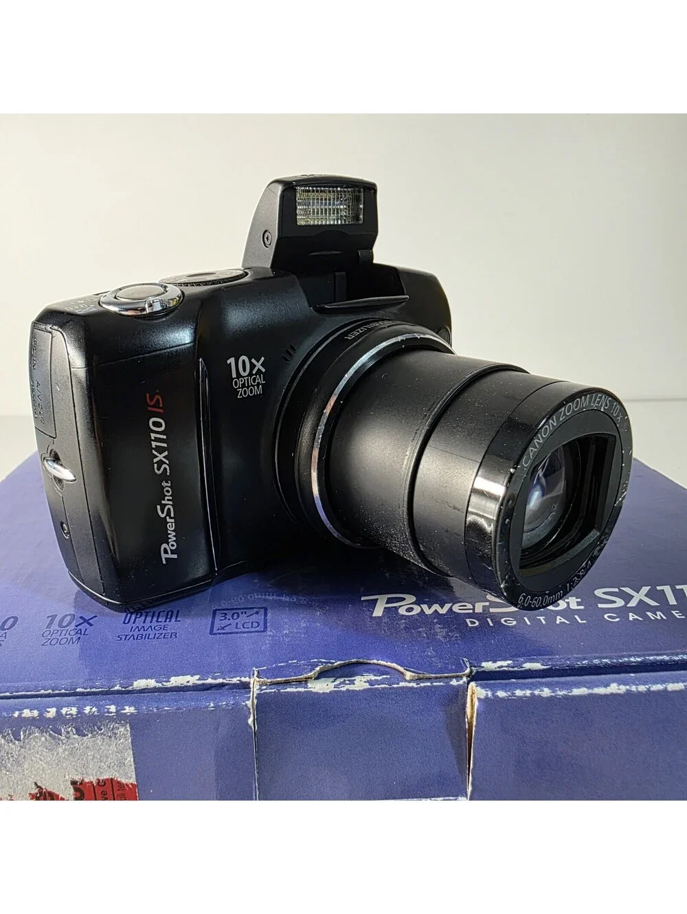 Canon PowerShot SX110 IS 9.0MP Digital Camera 10X Optical Zoom- Tested & Working